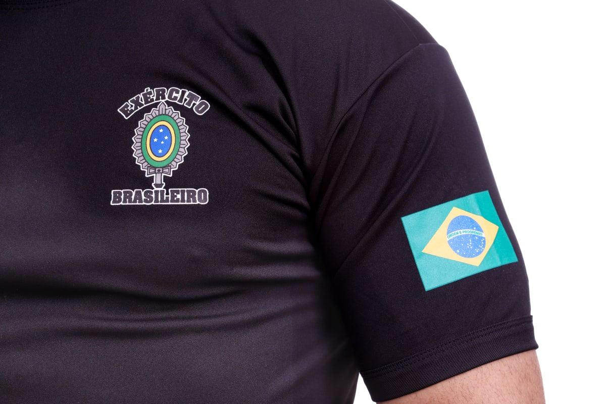 Camiseta Exército Brasileiro Brasão - Preta - Miniatura 2