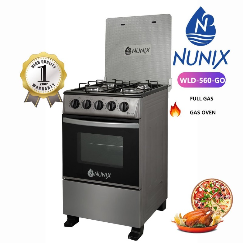 New model 50*55 nunix full gas standing cooker