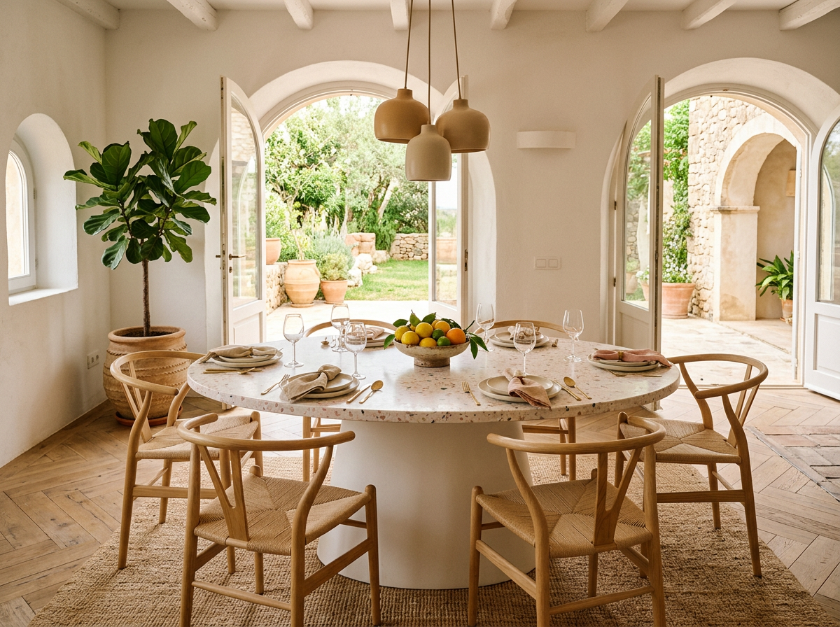 Terrazzo dining table