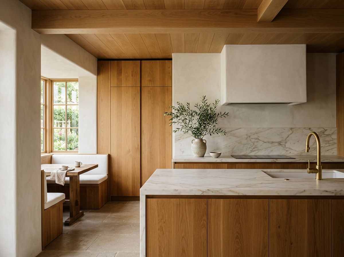 Quiet luxury oak kitchen