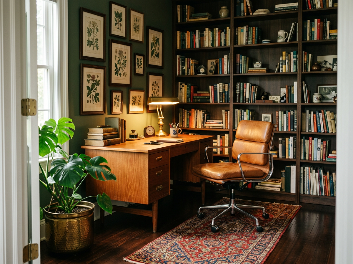 Collected-over-time home office