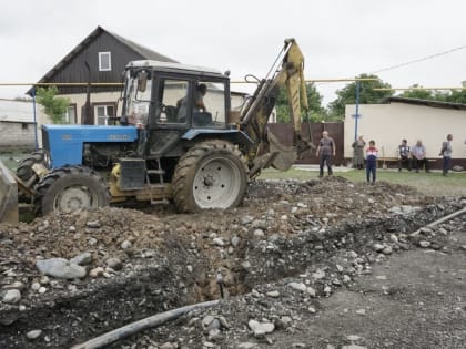 В Верхней Санибе после реконструкции запущен в работу участок водопровода