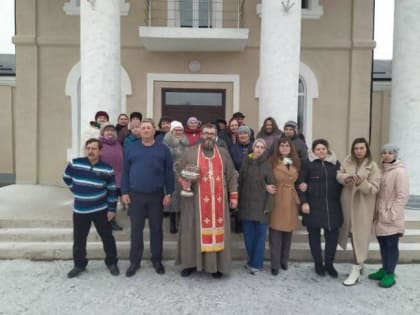 освящение Дома культуры станицы Терская