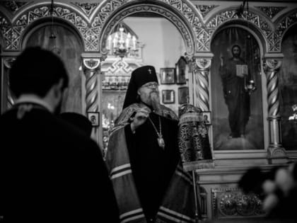 Архиепископ Герасим совершил Великое повечерие с чтением четвертой части канона Андрея Критского
