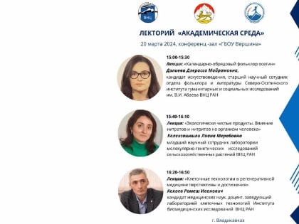 В центре «Вершина» состоялась четвертая сессия лектория «Академическая среда»