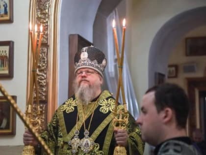 Архиепископ Герасим совершил литургию Преждеосвященных даров и освящение колива