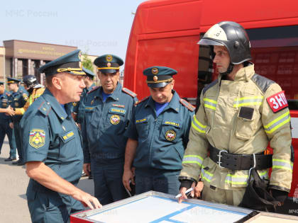 В Северо-Кавказском суворовском военном училище прошли  пожарно-тактические учения