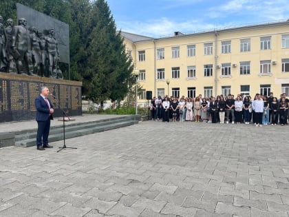 В СОГУ почтили память погибших в  теракте 1-3 сентября 2004 года в Беслане