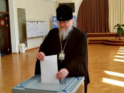 Архиепископ Герасим принял участие в голосовании