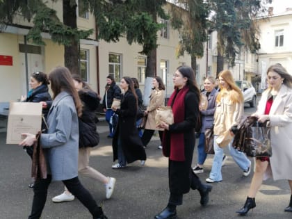 Студенты СОГМА посетили госпиталь г. Владикавказа