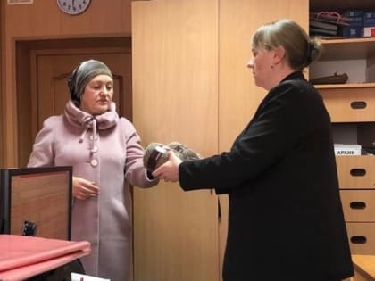 В Моздокской общественной приемной «Единой России» прошла акция «Тепло для героя»