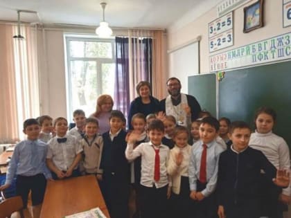 В неделю Богоявления священник посетил школу № 3 г. Алагир