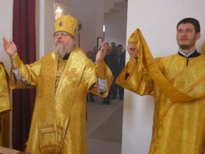 В ПРАЗДНИК СВЯТИТЕЛЯ НИКОЛАЯ АРХИЕПИСКОП ГЕРАСИМ СОВЕРШИЛ БОЖЕСТВЕНУЮ ЛИТУРГИЮ В СТАНИЦЕ НИКОЛАЕВСКОЙ