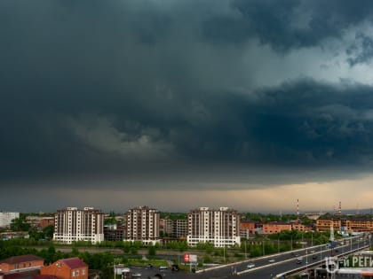 Во Владикавказе вновь бушует непогода