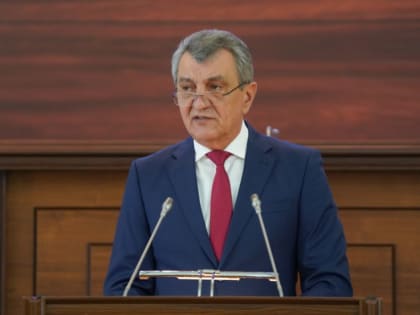 Глава Северной Осетии выступил с ежегодным докладом об основных направлениях социально-экономического развития РСО – Алания и отчетом о результатах деятельности Правительства РСО –