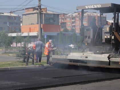 Ремонт улицы Весенней закончится к концу недели.