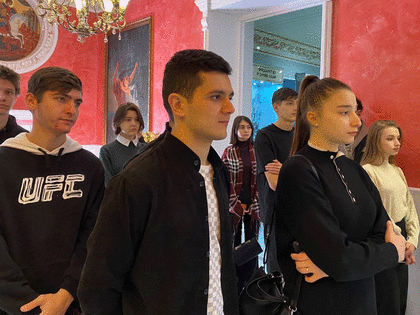 Студенты Владикавказского института  управления посетили музей МВД.