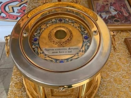 График пребывания ковчега с мощами блаженной Матроны Московской на территории Октябрьского и Бесланского церковных округов