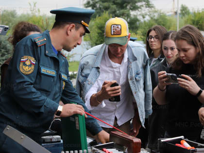 Блог-тур «Пожарный спецназ» прошел в Северной Осетии