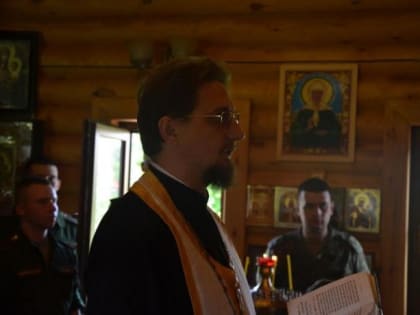 праздничный молебен в войсковой часовне