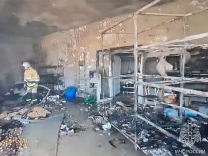 Пожарные ликвидировали возгорание в ресторане в Моздокском районе
