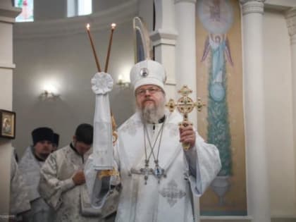 Архиерейская литургия в Лазареву субботу