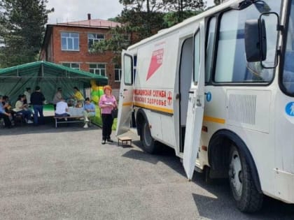 Жители поселка "Редант-2" прошли мобильную диспансеризацию