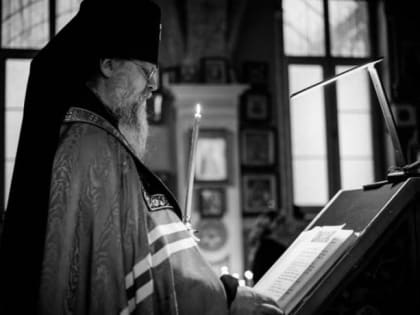 Владыка Герасим совершил великое повечерье с чтением второй части канона Андрея Критского