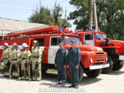 В Октябрьском прошли пожарно-тактические учения