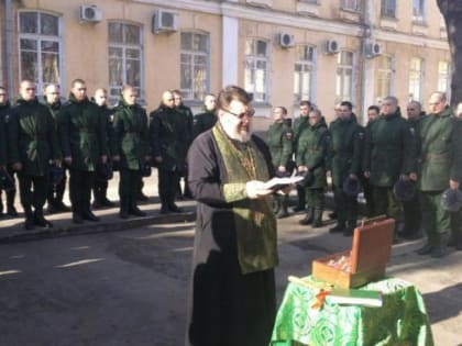 новогодний молебен о воинстве российском