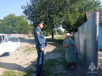 Жителям Моздокского района напомнили правила пожарной безопасности