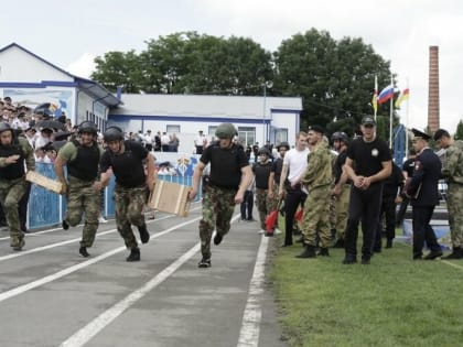 Во Владикавказе прошли спортивные игры между сотрудниками МВД РСО-А и РЮО