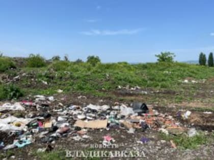 Обнаружена свалка строительных и бытовых отходов у села Цалык