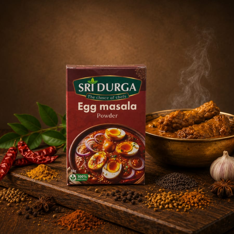 Egg Masala Powder (Box) (50g) — Sri Durga Foods