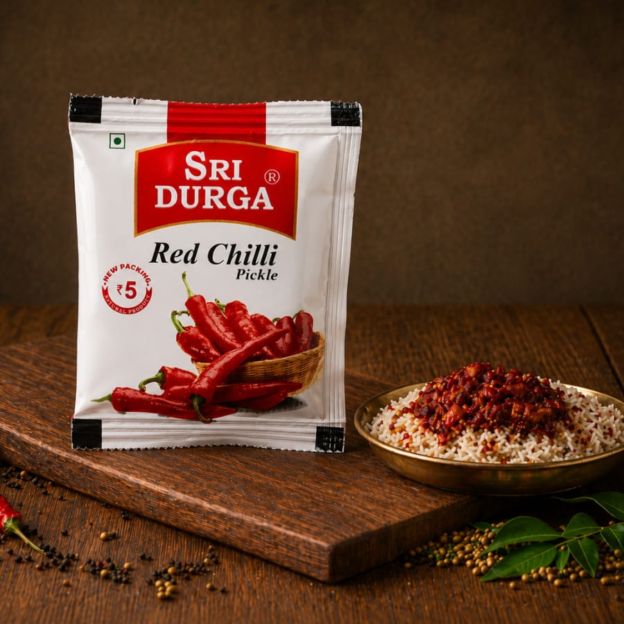 Red Chilli Pickle (35g) — Sri Durga Foods