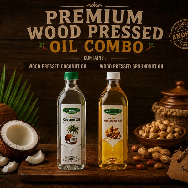 Premium Wood Pressed Oil Combo