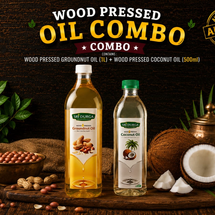 Wood Pressed Oil Combo — Sri Durga Foods