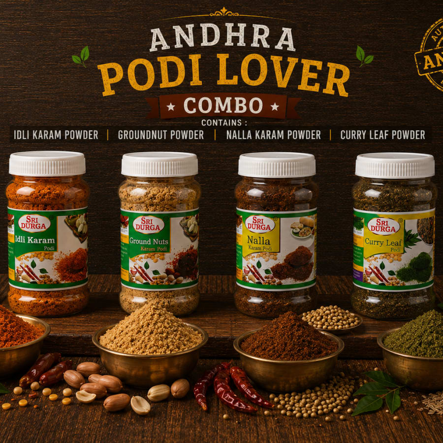 Andhra Podi Lover Combo — Sri Durga Foods