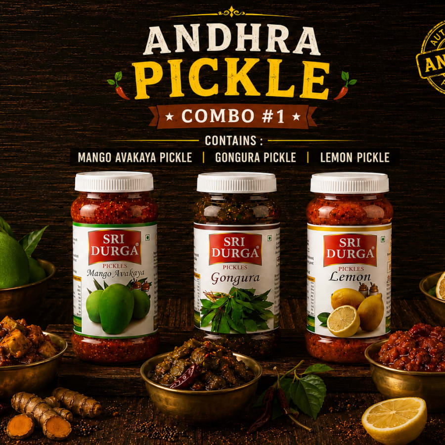 Andhra Pickle Combo #1 — Sri Durga Foods