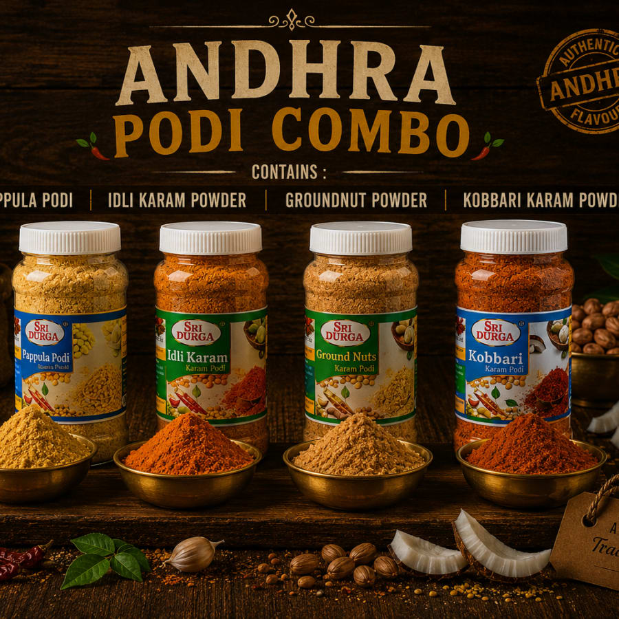 Andhra Podi Combo — Sri Durga Foods