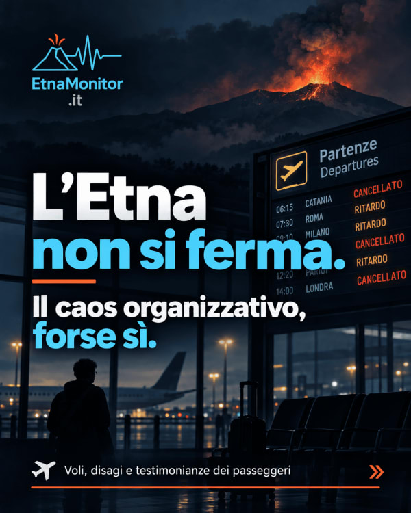 L’Etna non si ferma. Il caos organizzativo, forse sì.