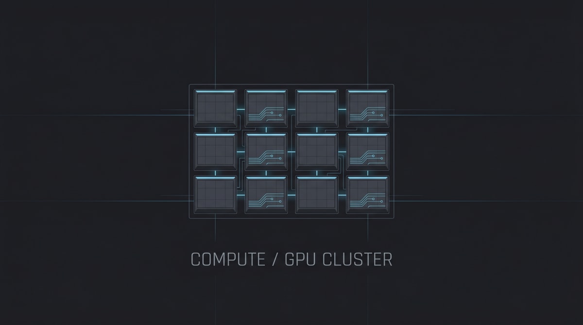 GPU cluster infrastructure for AI workloads