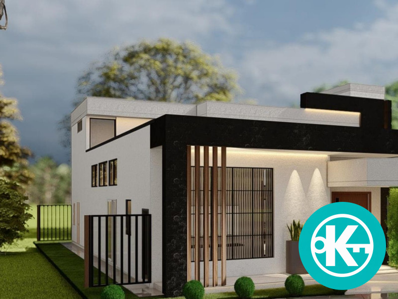 Fachada de Residencia contemporánea en preventa en Ciudad Jaraguá en San Pedro Sula, Honduras
