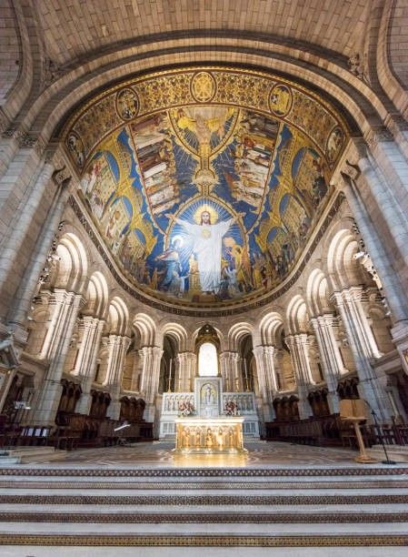 Christ in Majesty mosaic at Sacré-Cœur