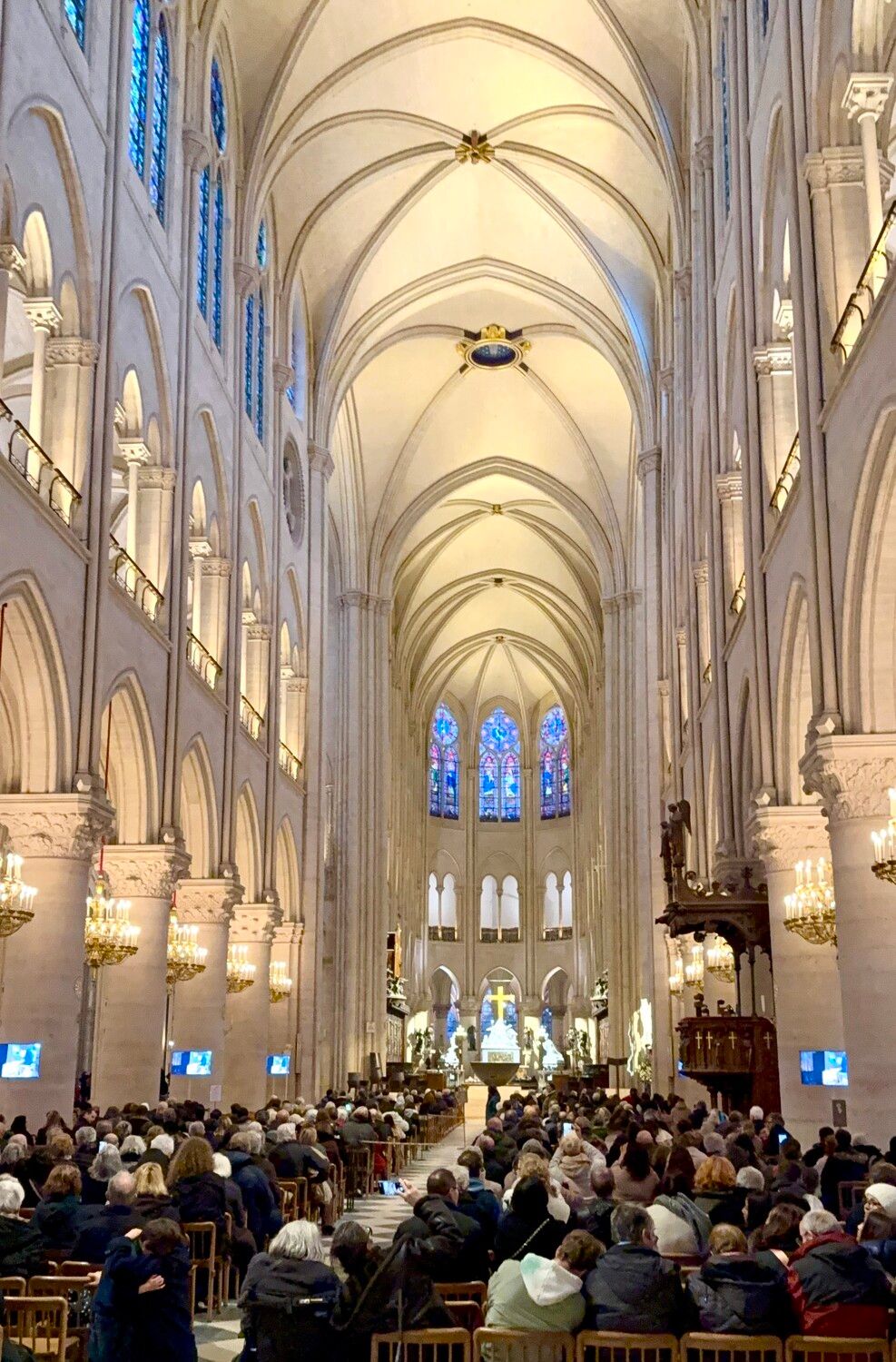 Inside Notre-Dame Cathedral