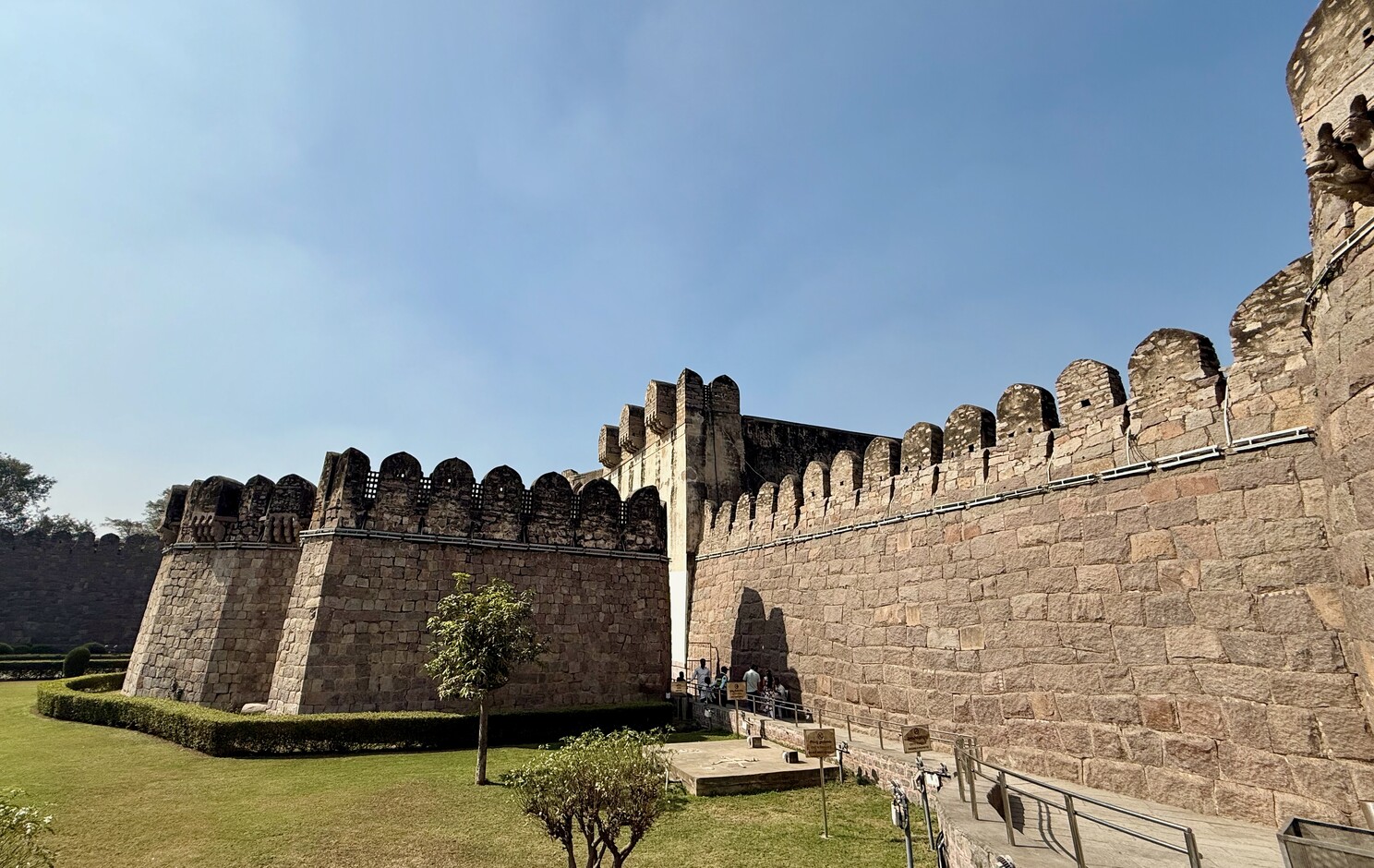 Golconda Fort outer barbican at the main gate