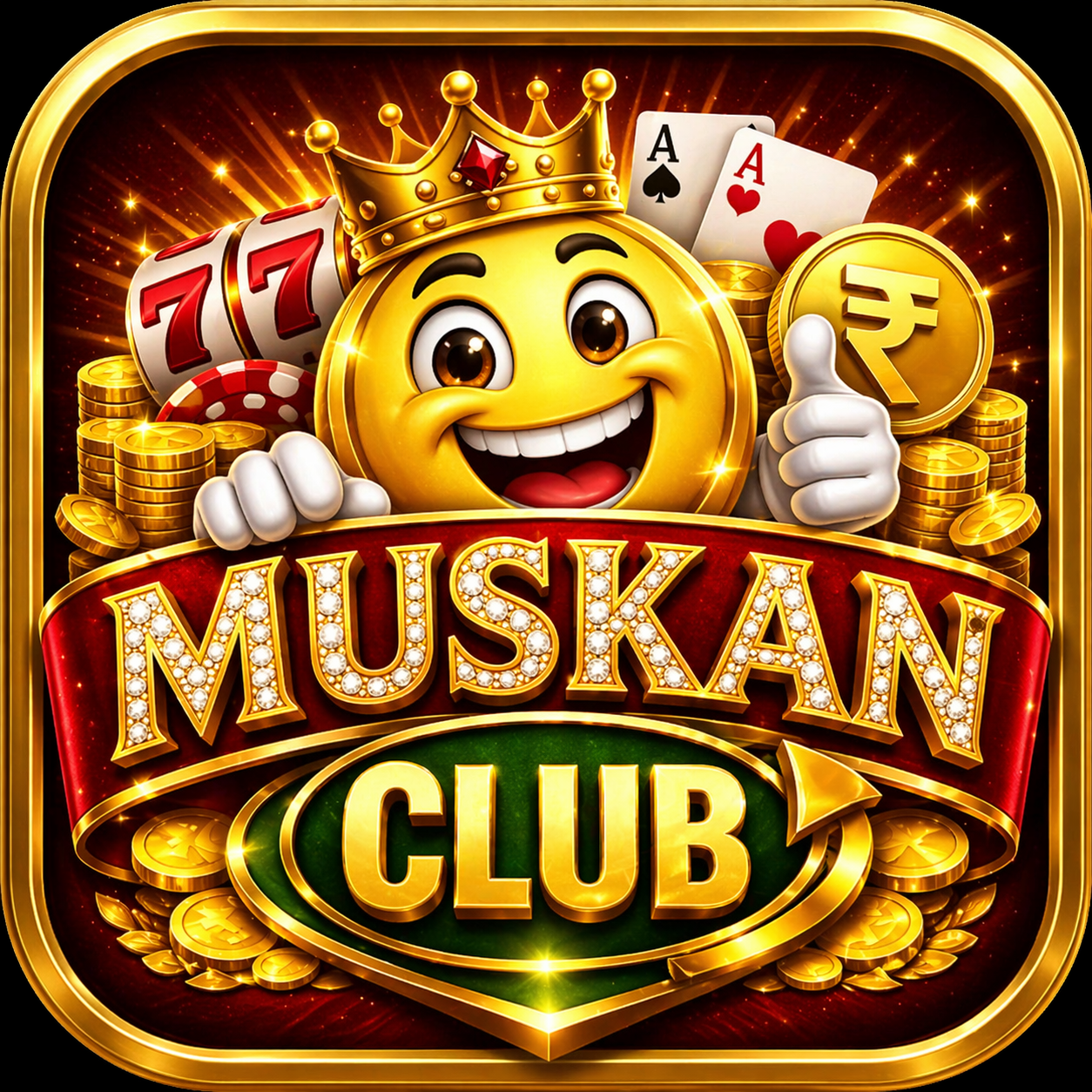 Muskan Club App Logo — Muskan Game APK Color Prediction App 2026