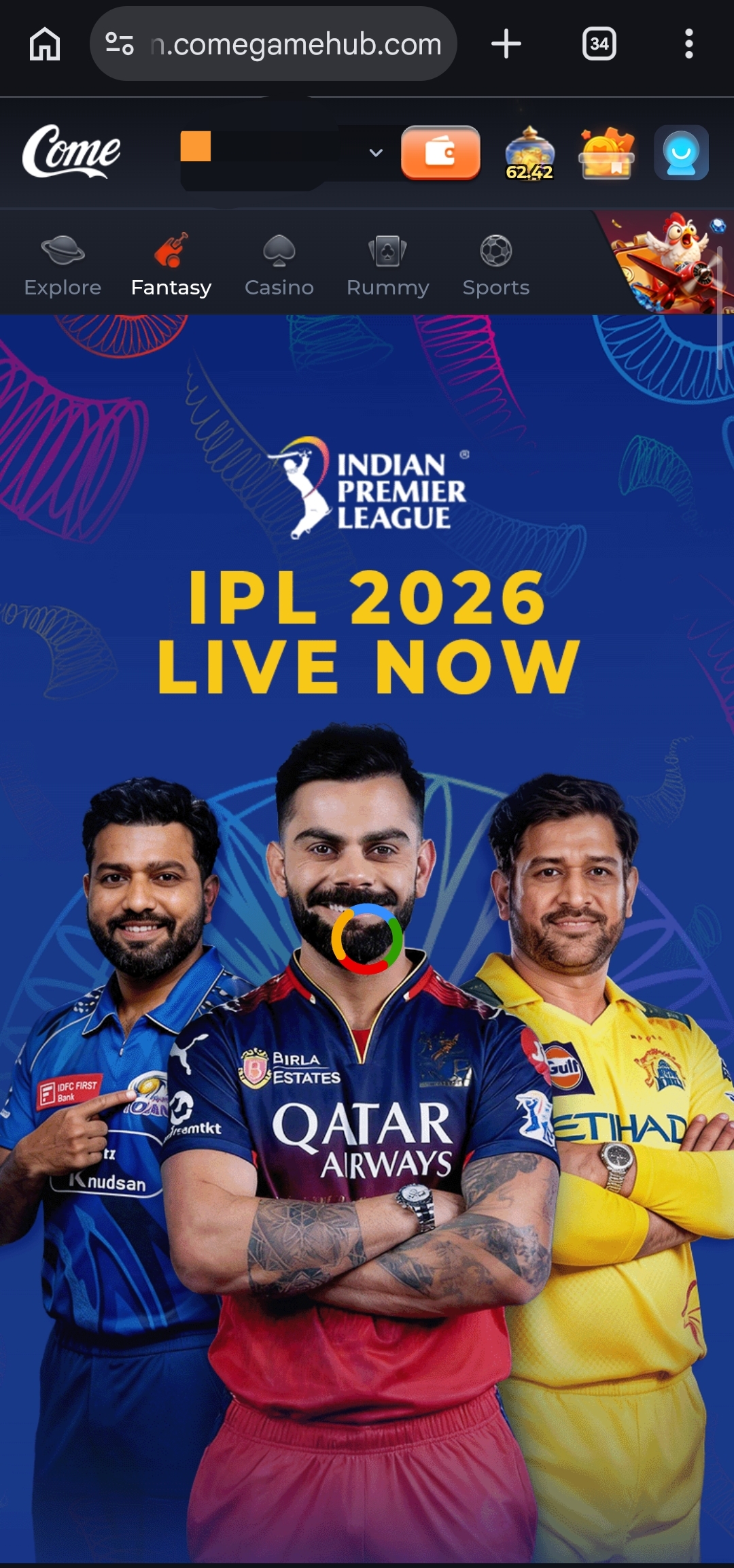 Come11 App Live Score aur Real-Time Points Update Screen