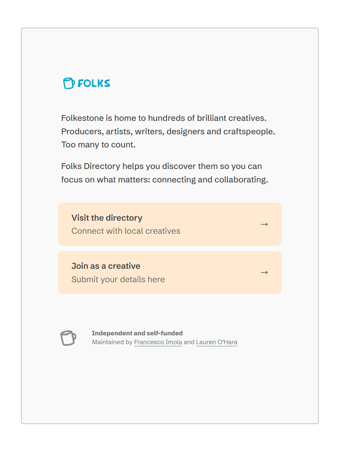 folks directory website screenshot