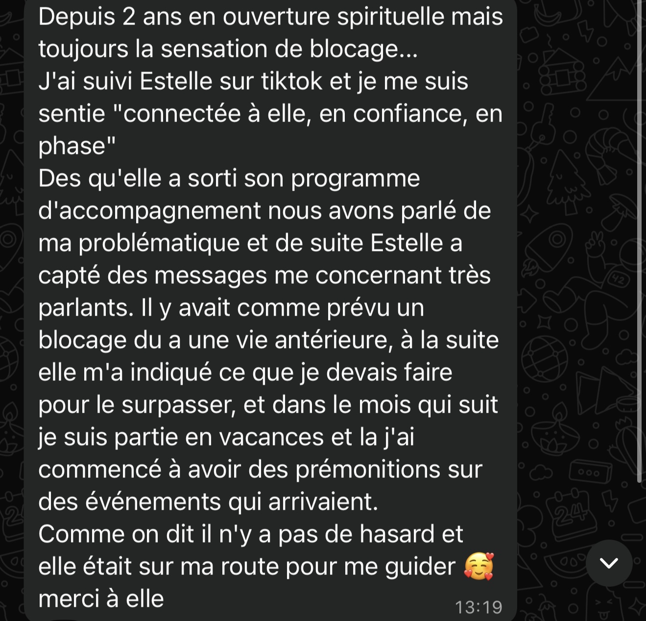Témoignage Bonjour Estelle